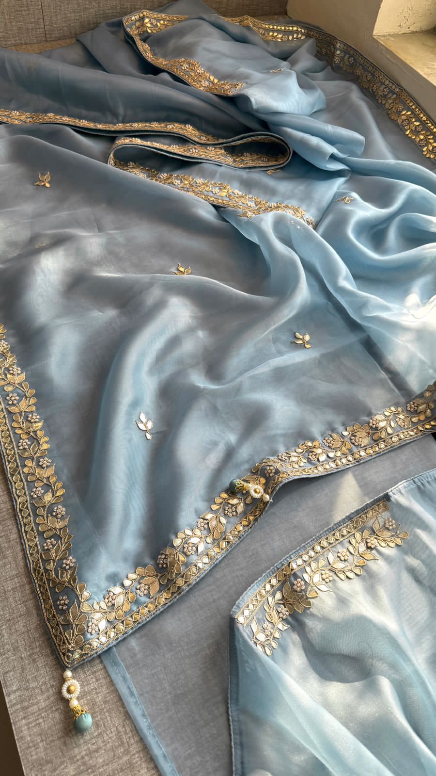 Dhoop | Gota patti on tissue