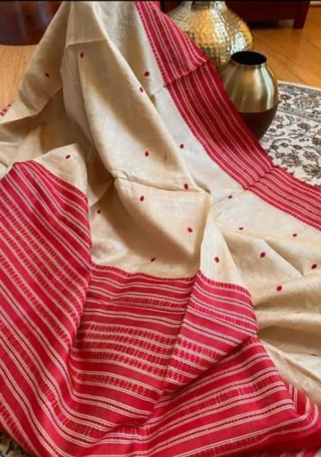 Janhvi | Gachi tussar jamdani saree