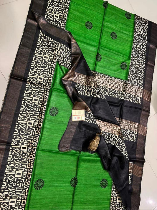 Sandip | screen printed ghicha tussar