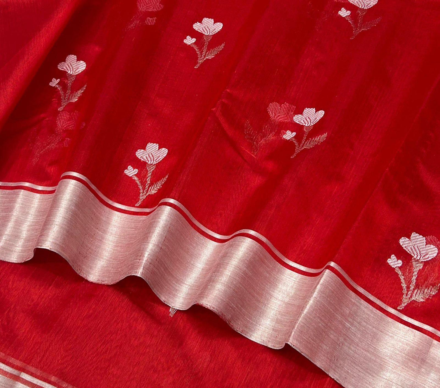 Chandra  | Katan Silk Chanderi Saree
