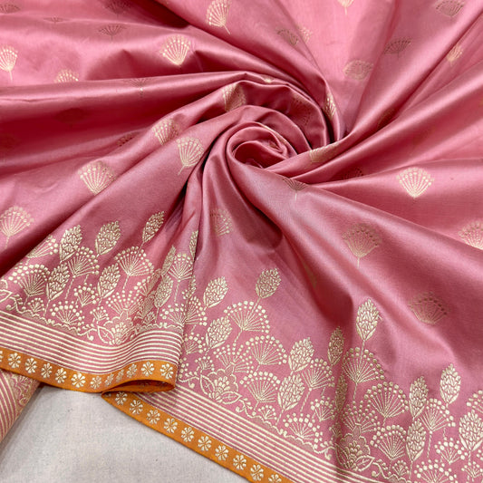 Gulab | katan silk banarasi