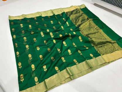 Chandrik | Cotton Silk Chanderi Saree