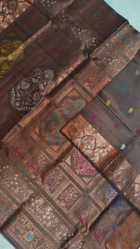 Bally | Revival Meenakari Baluchari Saree