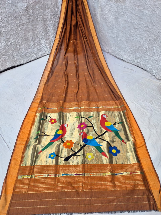 Pritish | Cotton handloom paithani