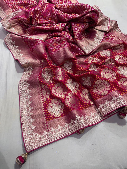 Gaurish | Gota patti on georgette