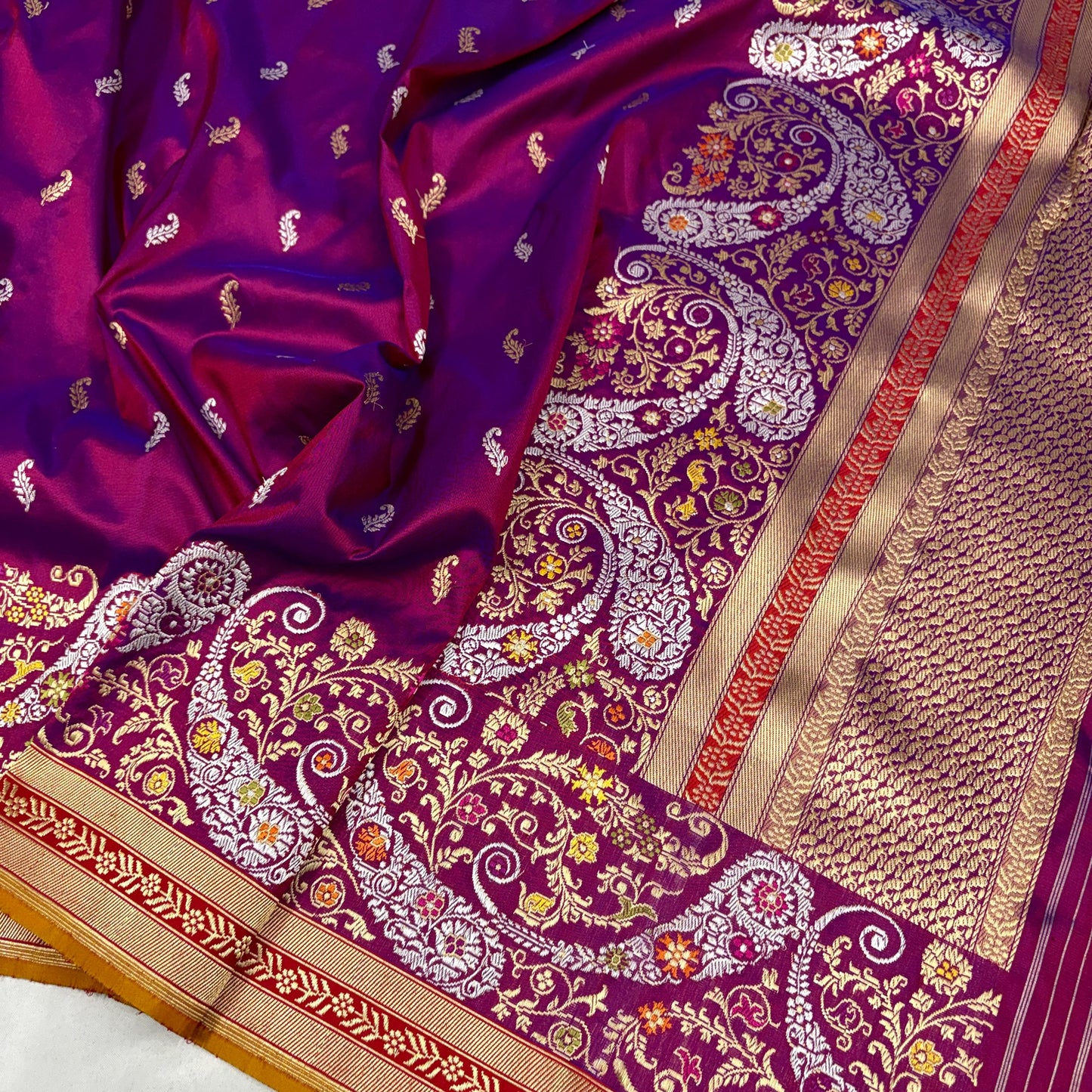 Bish | pure katan silk Banarasi saree