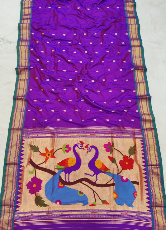 Padmini | Pure Silk Handloom Paithani