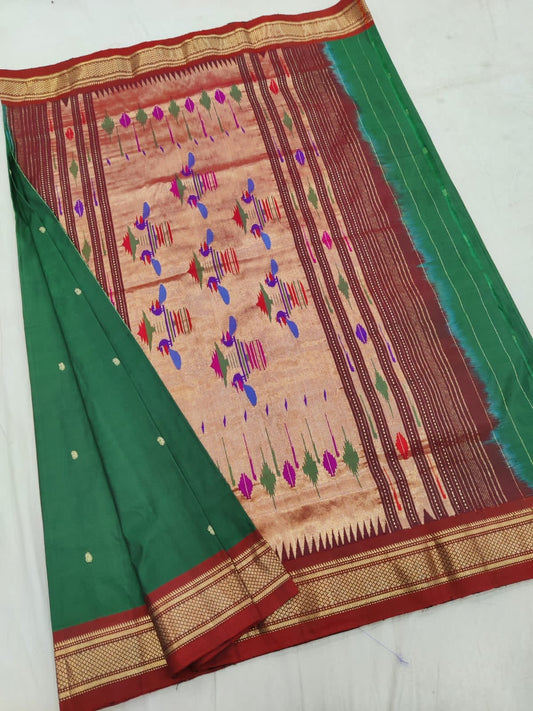 Navya | Pure silk handloom Paithani Saree
