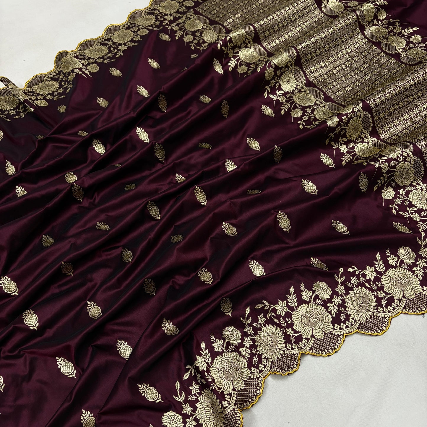 Bishakha | pure katan silk Banarasi saree