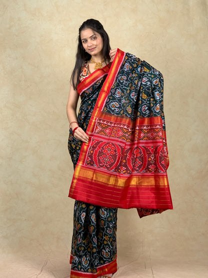 Kinjal | Single Ikat Patola saree
