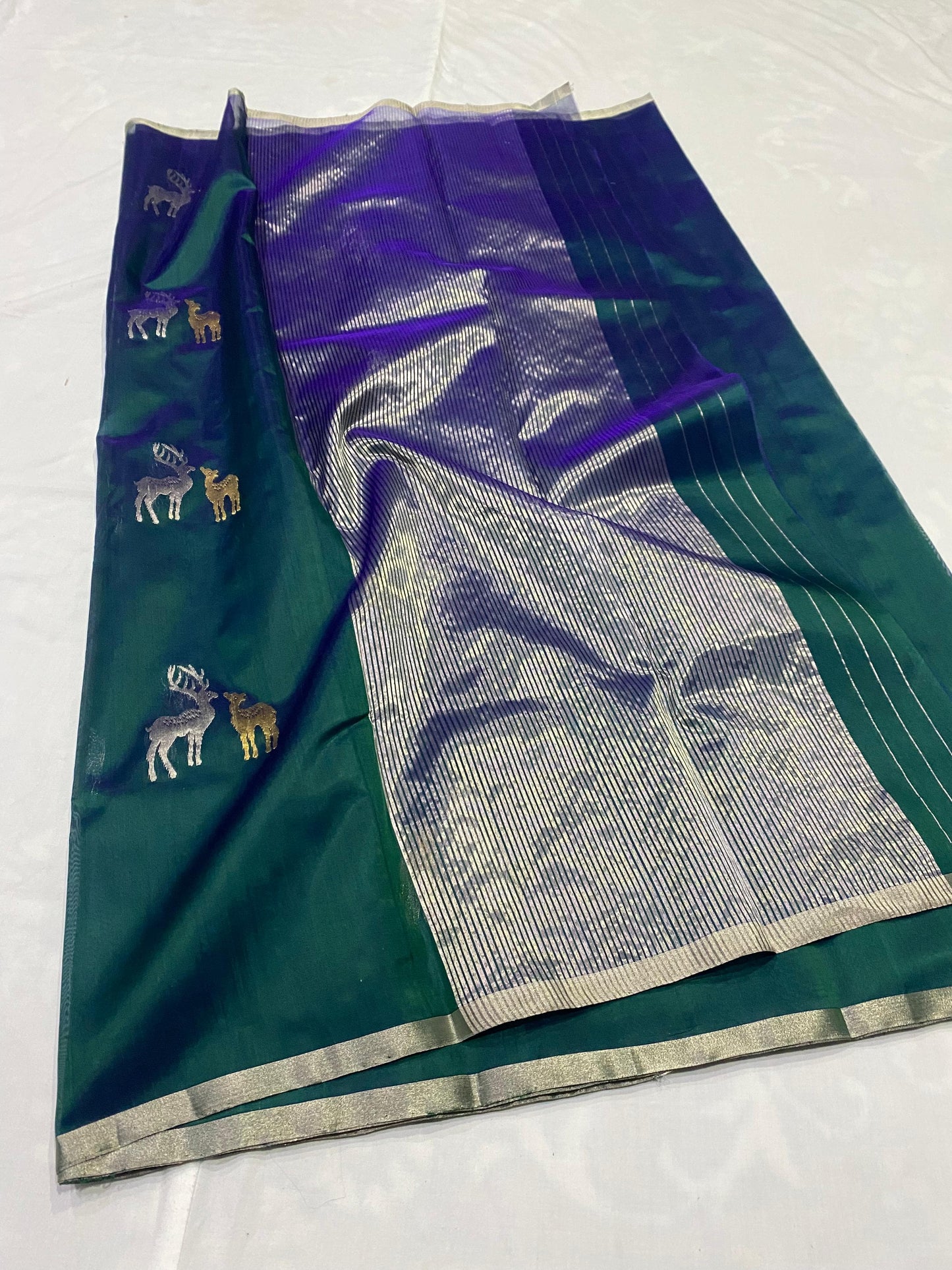 Chandita  | Katan Silk Chanderi Saree