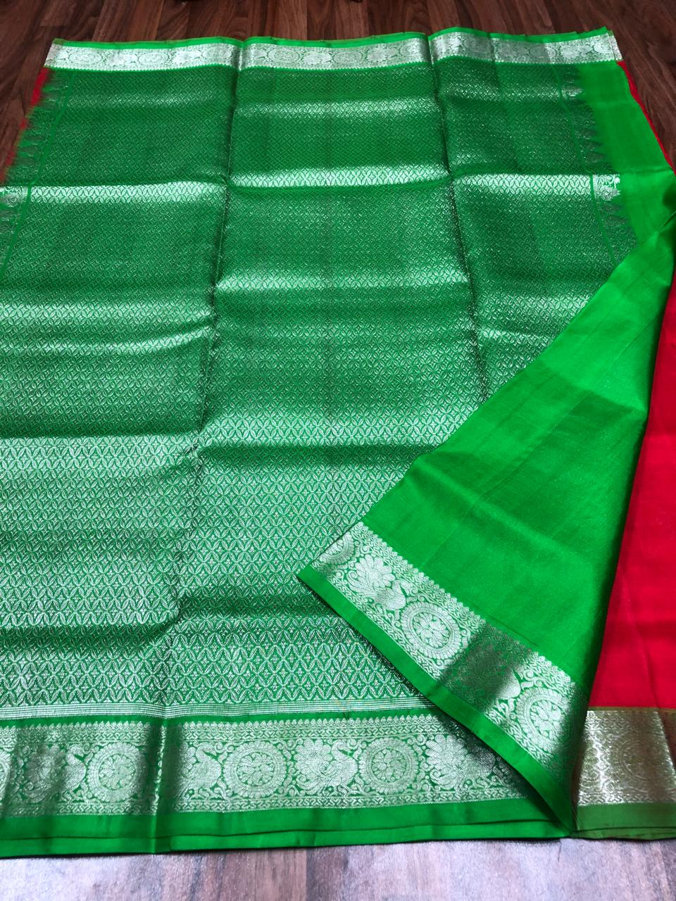 Hina | pure silk venkatagiri saree