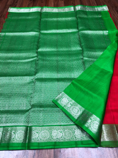 Hina | pure silk venkatagiri saree