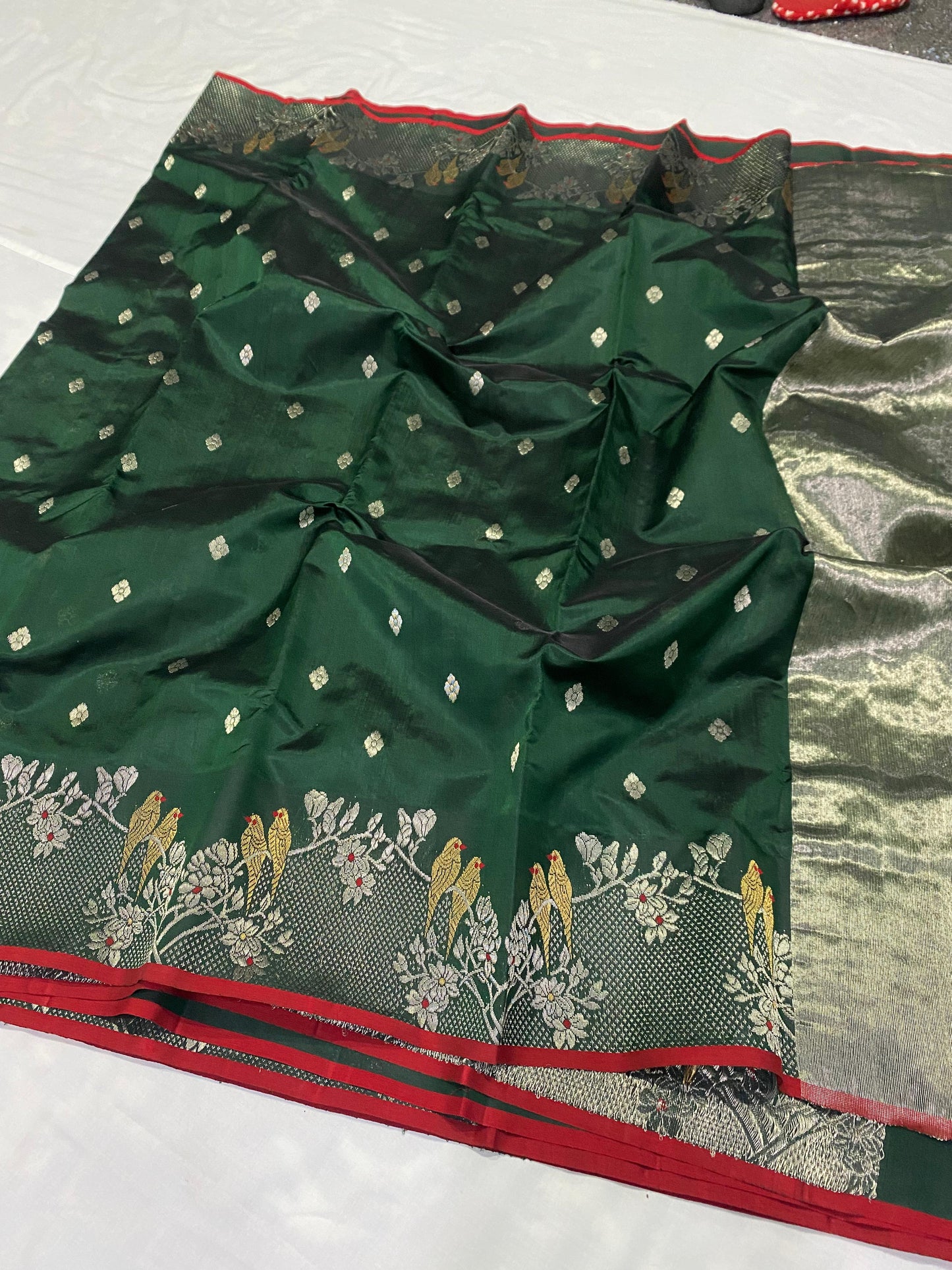 Chandni  | Katan Silk Chanderi Saree