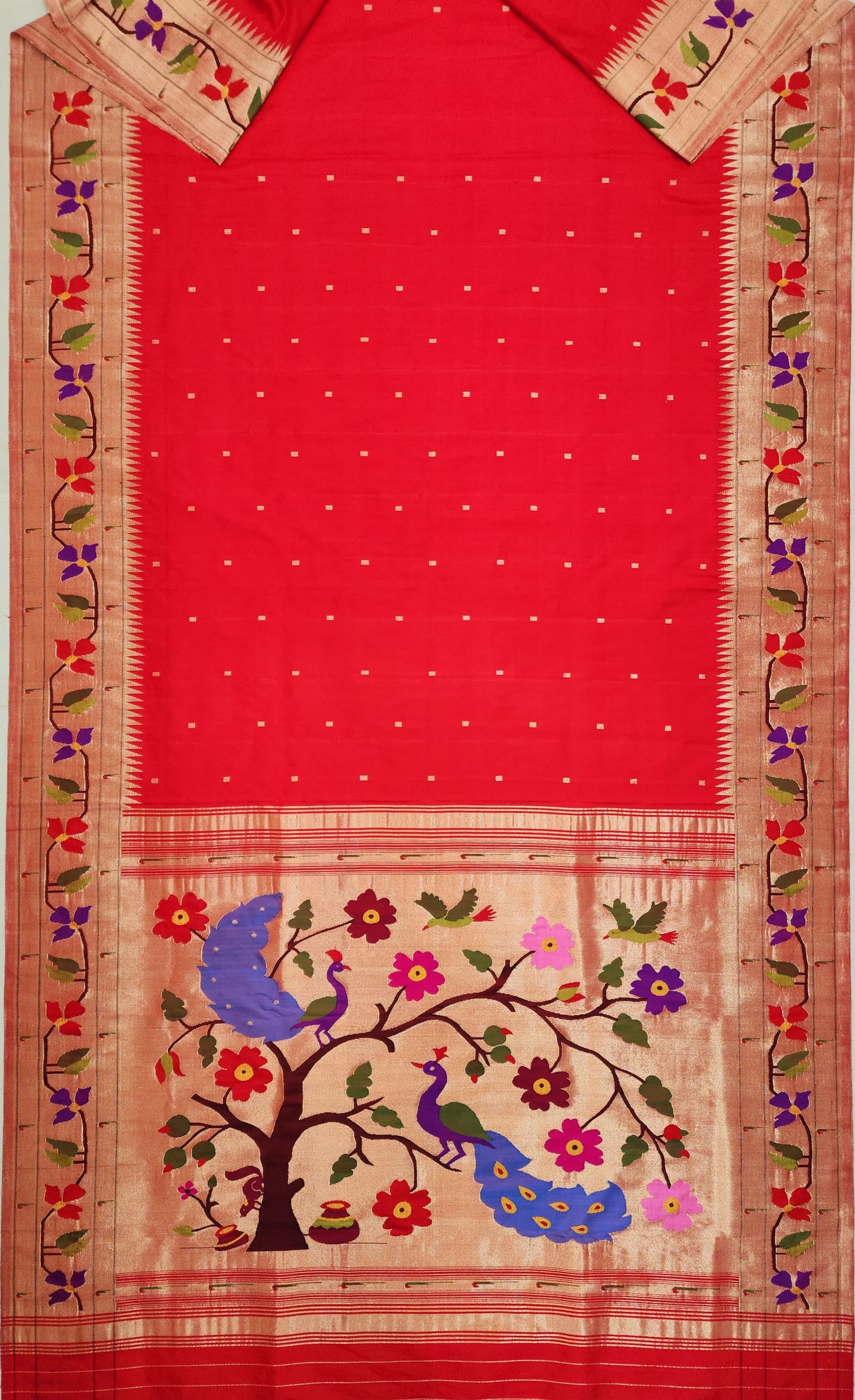 Palash  | Pure Silk Handloom Paithani