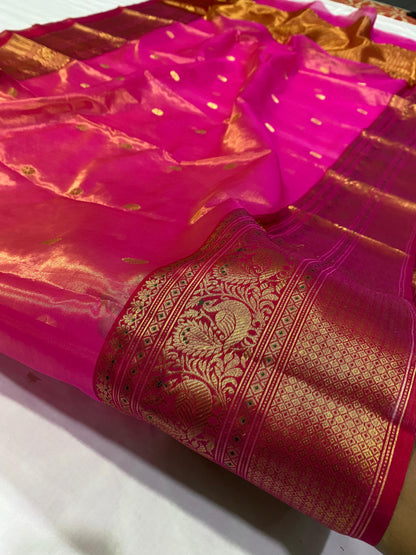 Chandana  | Katan Silk Chanderi Saree