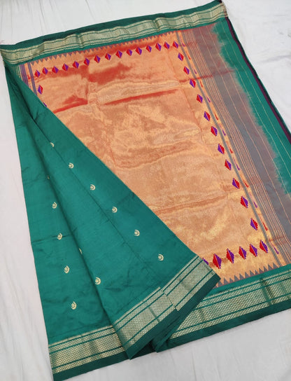 Pankaj | Chandrakor Handloom paithani