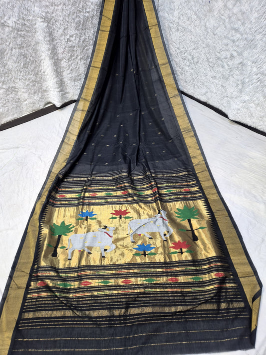 Pathik | Cotton handloom paithani