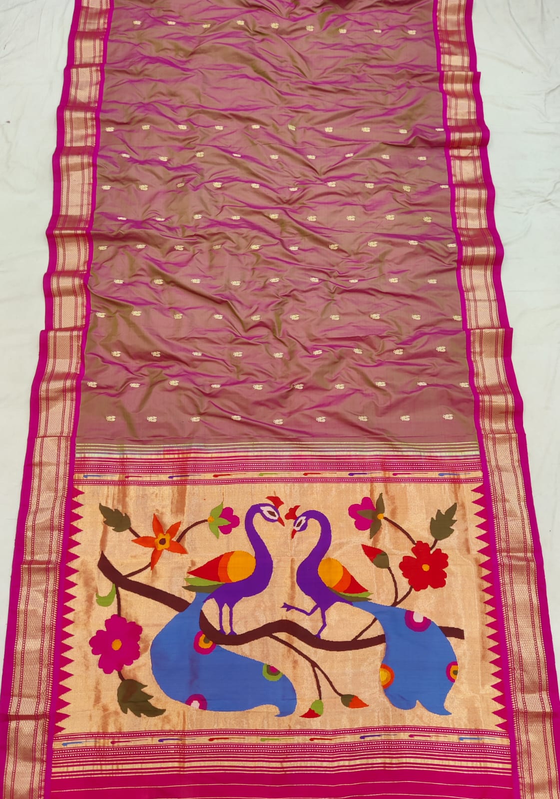Prisha | Pure Silk Handloom Paithani