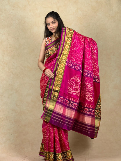 Ishika | Single Ikat Patola saree