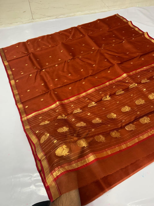 Chandrama  | Katan Silk Chanderi Saree