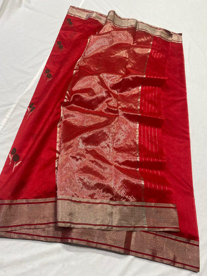 Chandraja  | Katan Silk Chanderi Saree