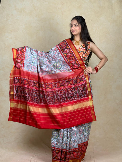 Alisha | Single Ikat Patola saree