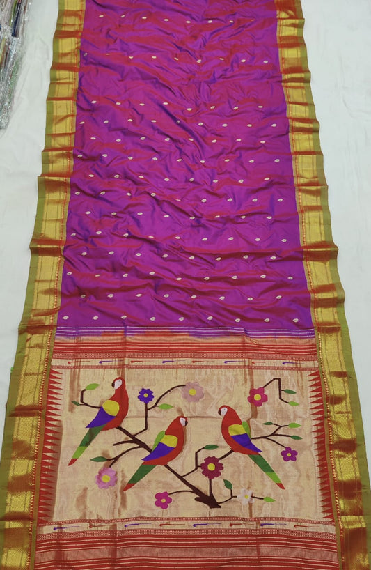 Padmashree | Pure Silk Handloom Paithani