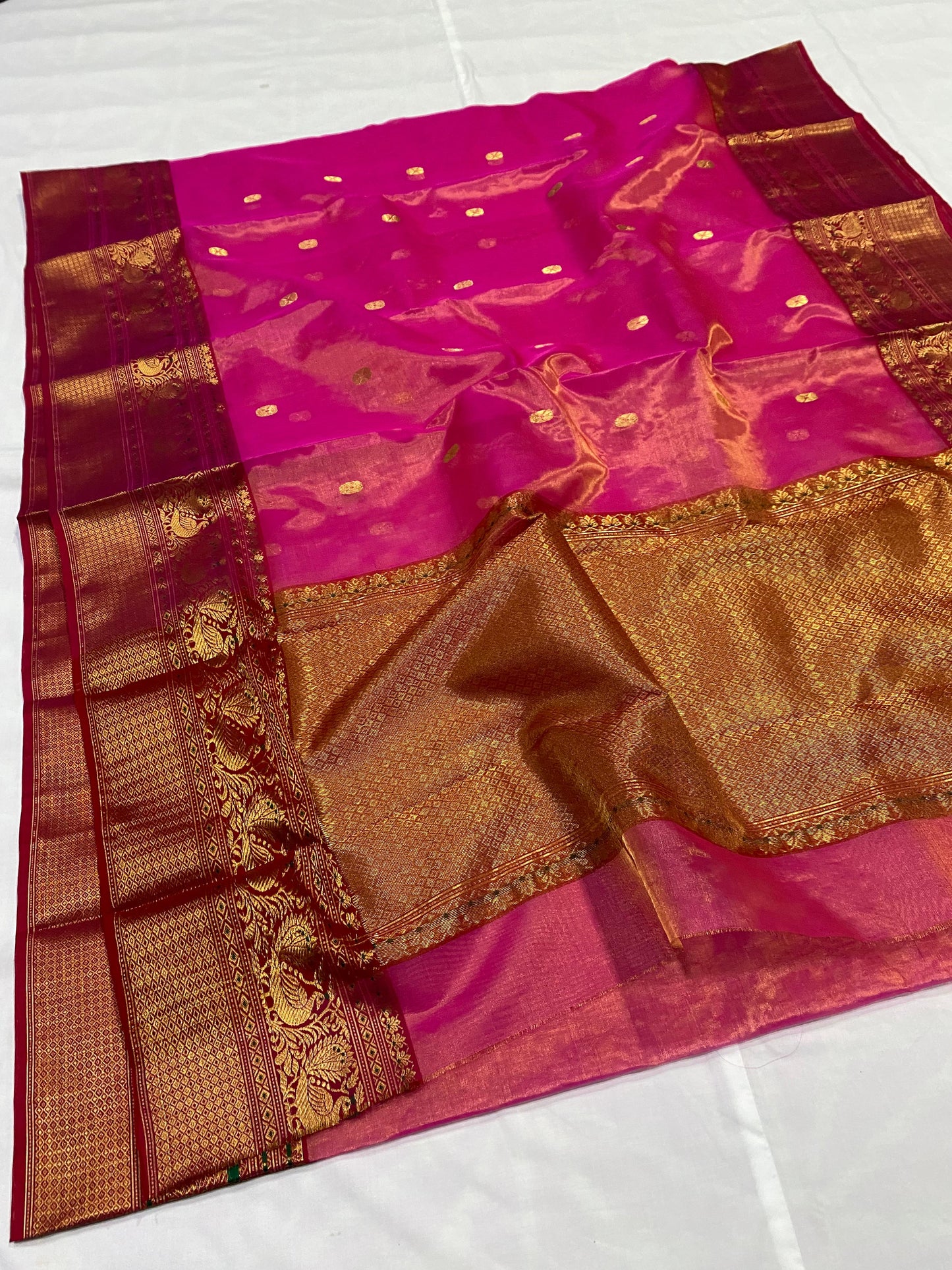 Chandana  | Katan Silk Chanderi Saree