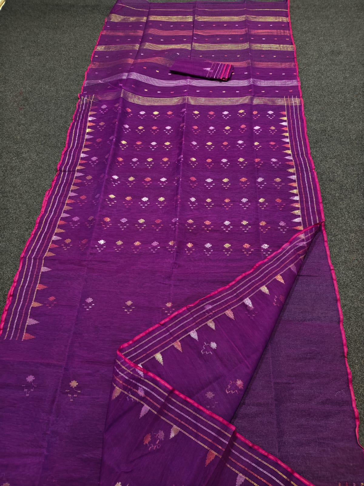 Jamil | half silk Jamdani