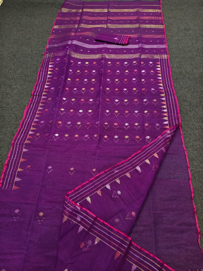 Jamil | half silk Jamdani