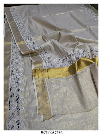 Pardhi | kerala cotton and tissue saree