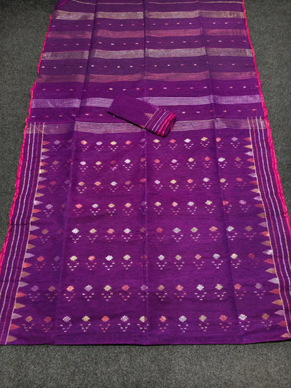 Jamil | half silk Jamdani