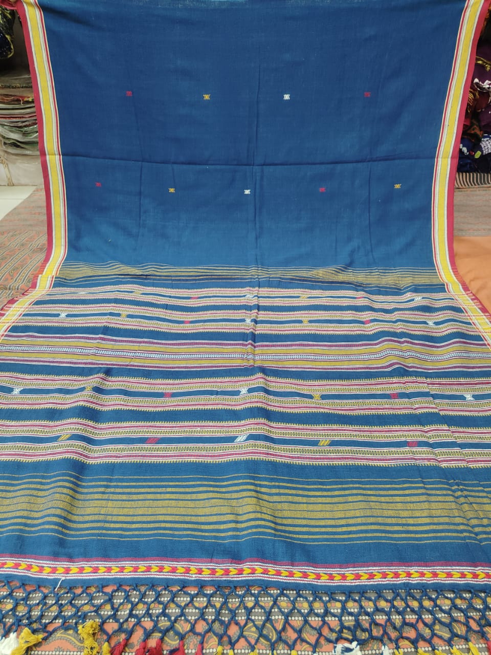 Ashi | kala cotton bhujodi saree