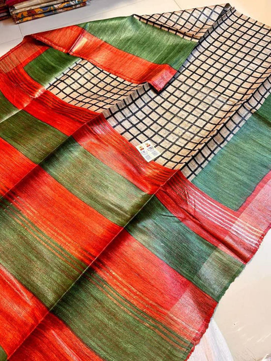 Sandipan | screen printed ghicha tussar