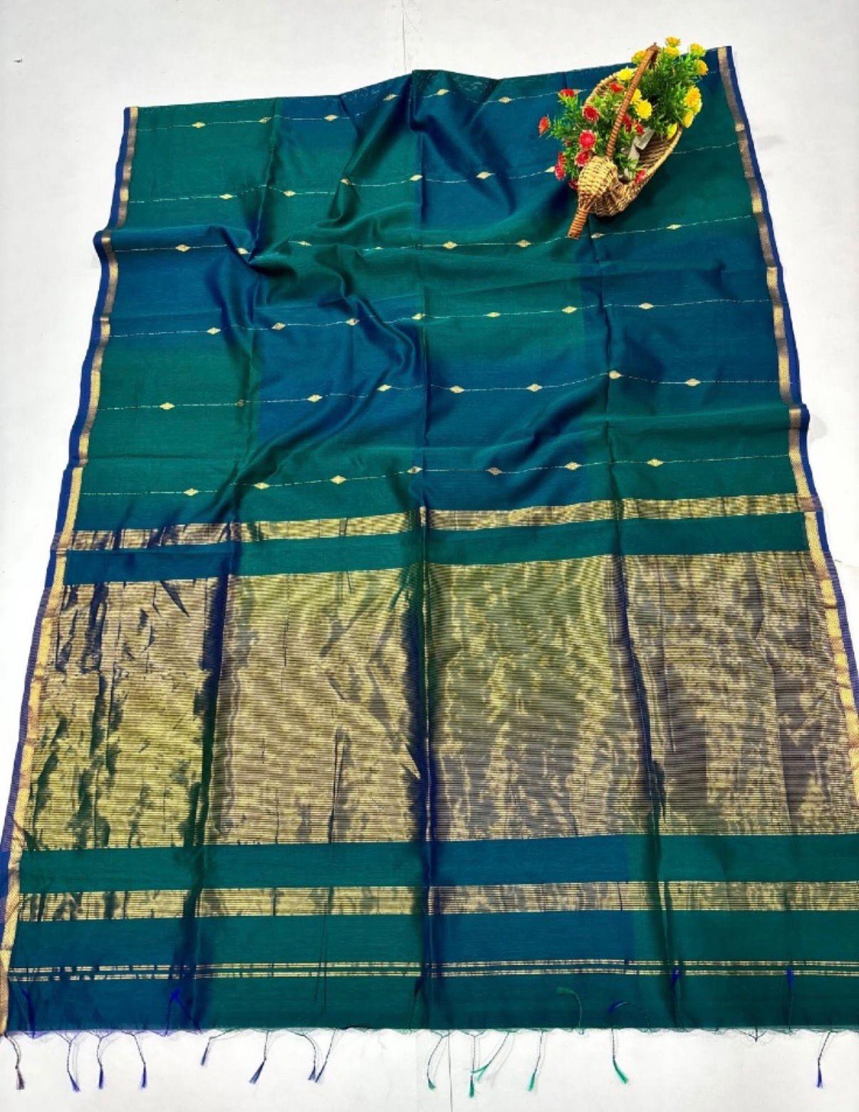 Narmada | Cotton silk Maheshwari sarees
