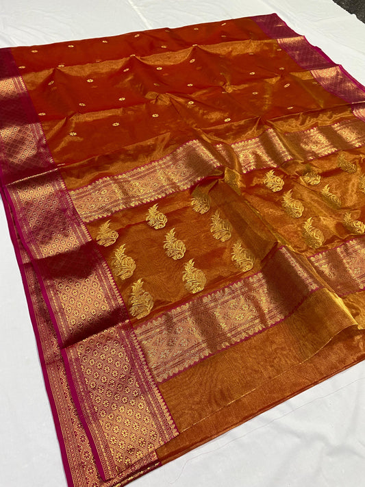 Chandrima  | Katan Silk Chanderi Saree