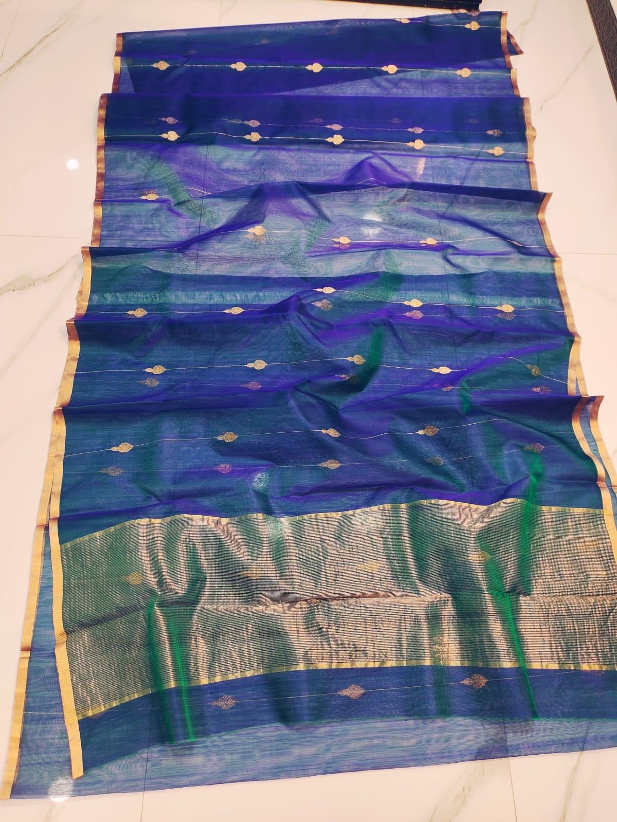 Chanda  | Katan Silk Chanderi Saree