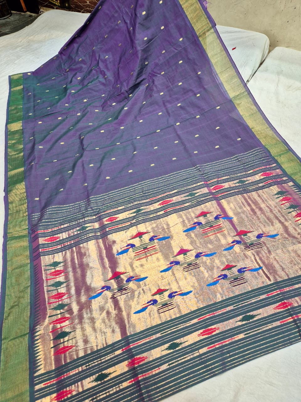 Onik | Cotton Handloom Paithani Saree