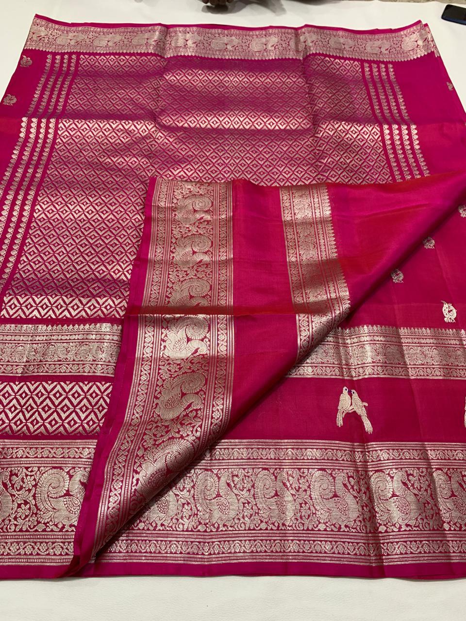 Harshada | pure silk venkatagiri saree