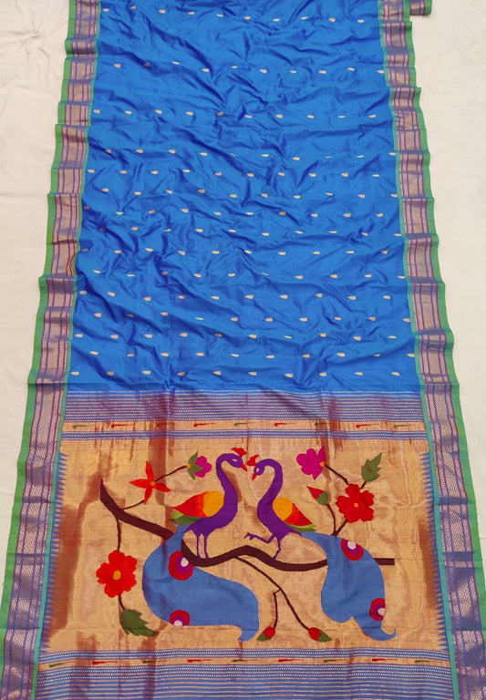 Pallavi | Pure Silk Handloom Paithani