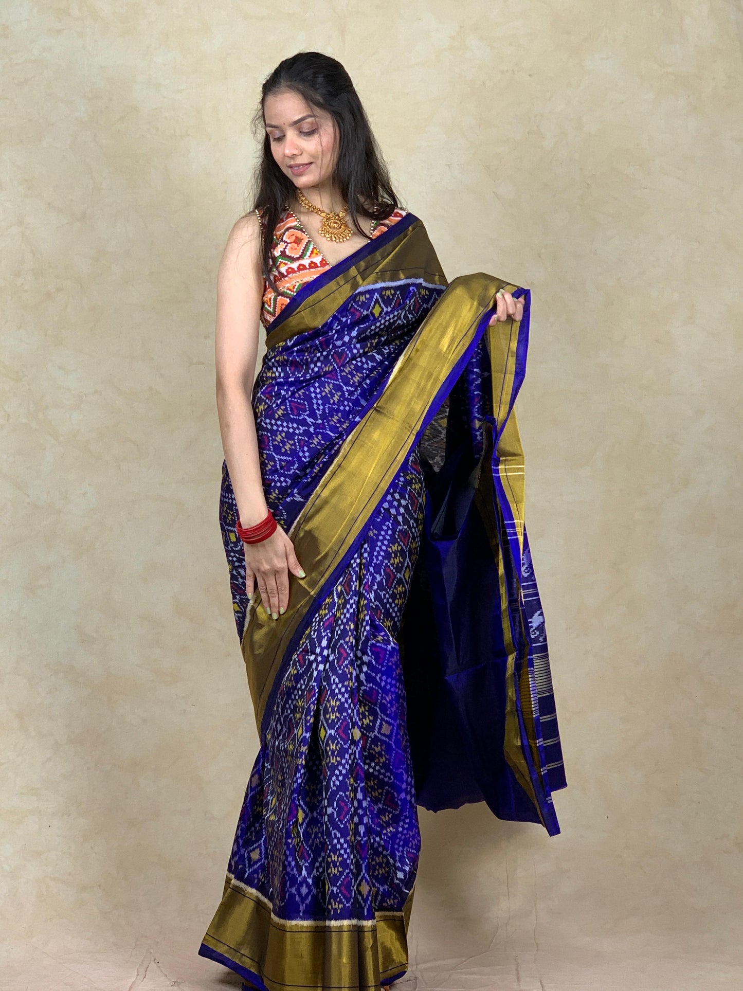 Falak | Single Ikat Patola saree