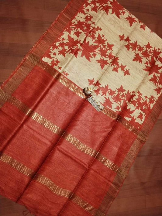 Shantanu | screen printed ghicha tussar