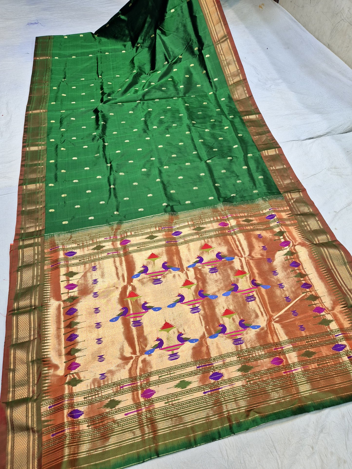 Bhavika  | Pure silk handloom paithani