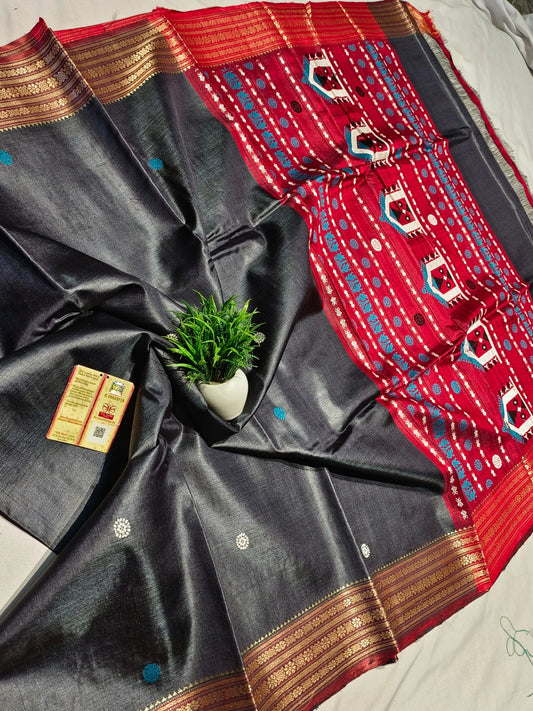 Deepesh | Tussar Dolabedi Saree