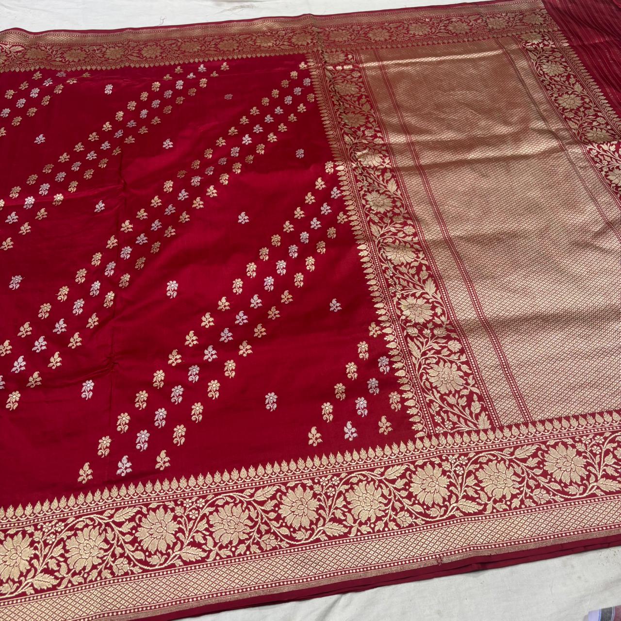 Brijesh | Bridal Katan Banarasi Saree