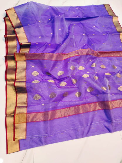 Gulshan | katan silk chanderi saree