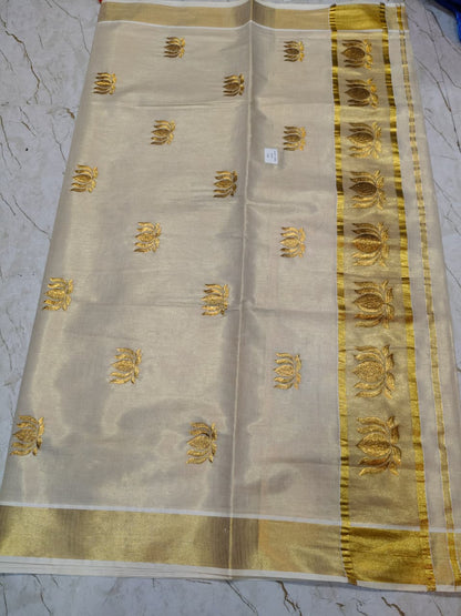 Kili | Cotton kasavu saree