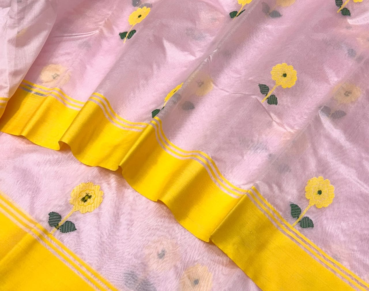 Chandraveda  | Katan Silk Chanderi Saree