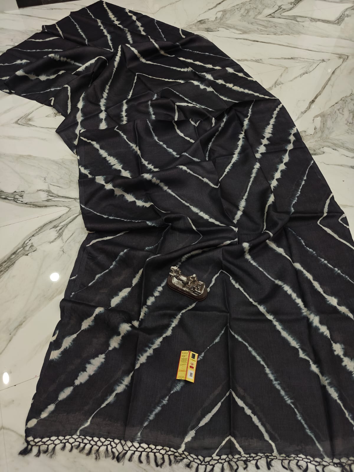 Ashia | Shibori on gachi tussar